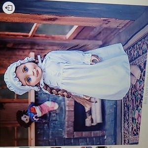 The Queens Treasure 18" doll clothes Little House in the Prarie white NEW…